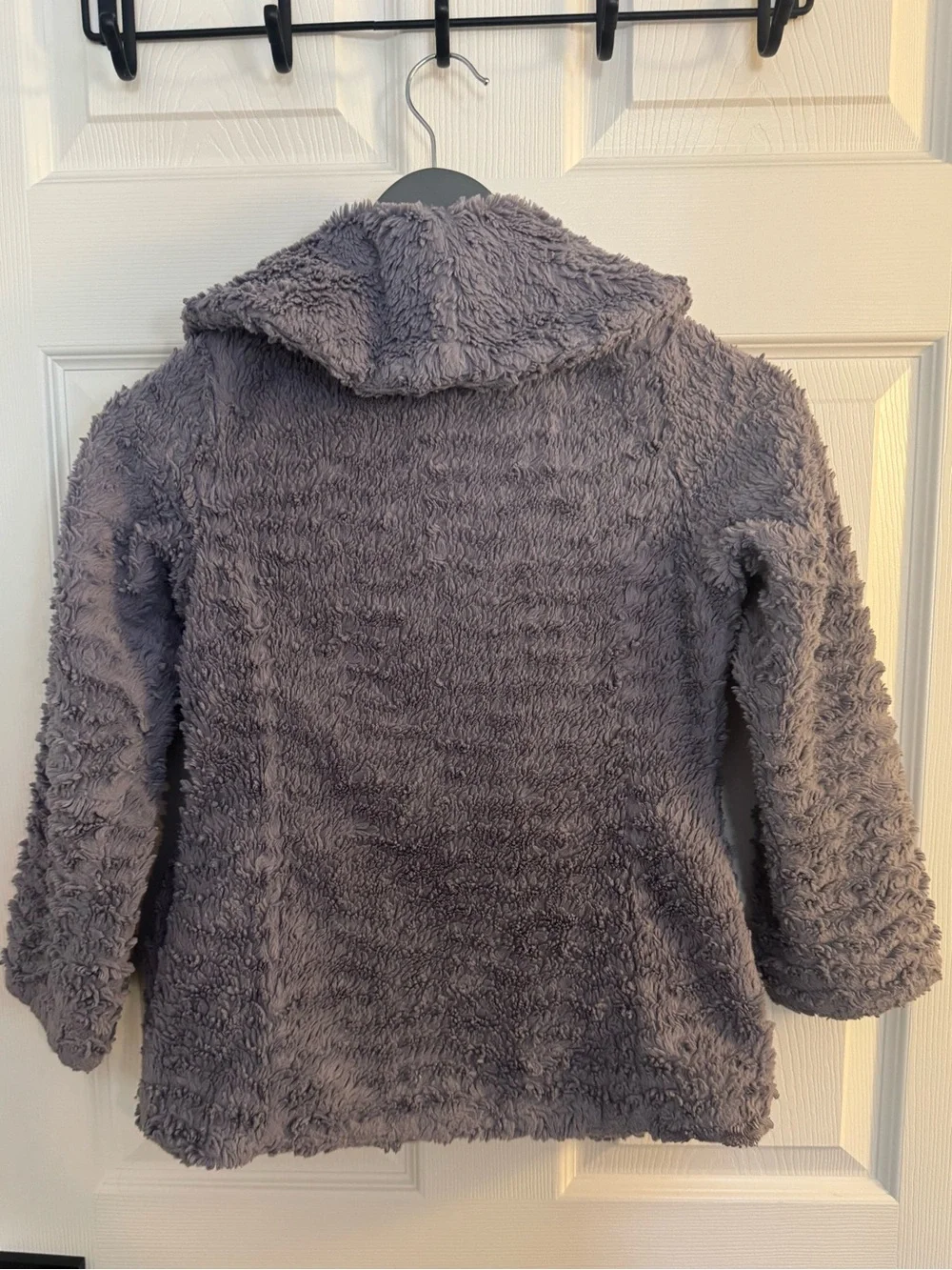 Patagonia Kids' Gray Fuzzy Jacket Size Small/8